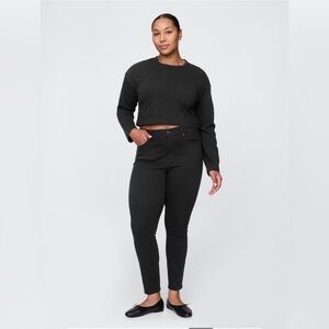 TF15450 **GAP** MID RISE SKINNY FIT WOMENS JEANS sz18/34R BLACK